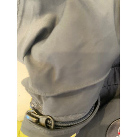 Burton Formula Gray Lime Green Snowboarding Jacket Sz M Fleece Lined Winter Warm - Picture 13 of 16